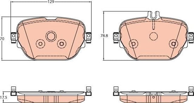 GDB2191 Задние тормозные колодки купить Винница