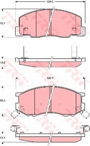 GDB3157 Колодки тормозные передние дисковые купить Николаев