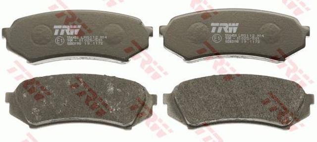 GDB3198 TRW Колодки тормозные задние дисковые купить в Черновцы