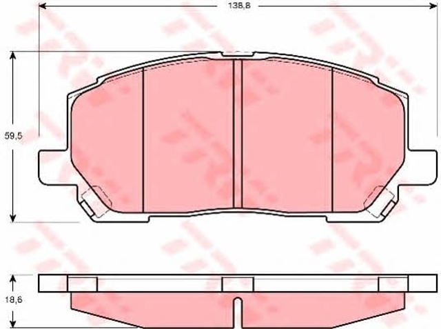 GDB3286 Передние тормозные колодки купить Черновцы