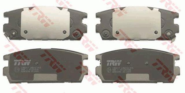 GDB3296 TRW Колодки тормозные задние дисковые купить в Киев
