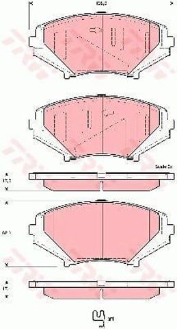 GDB3356 Передние тормозные колодки купить Павлоград