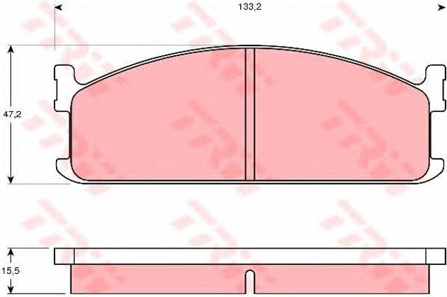 GDB345 Колодки тормозные передние дисковые купить Николаев