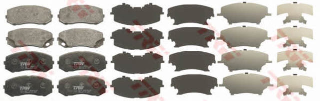 GDB3492 TRW Колодки тормозные передние дисковые купить в Винница