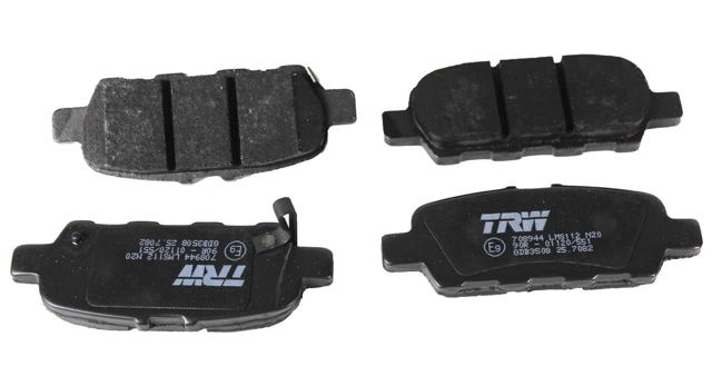 Sapatas do freio traseiras de disco GDB3508 TRW