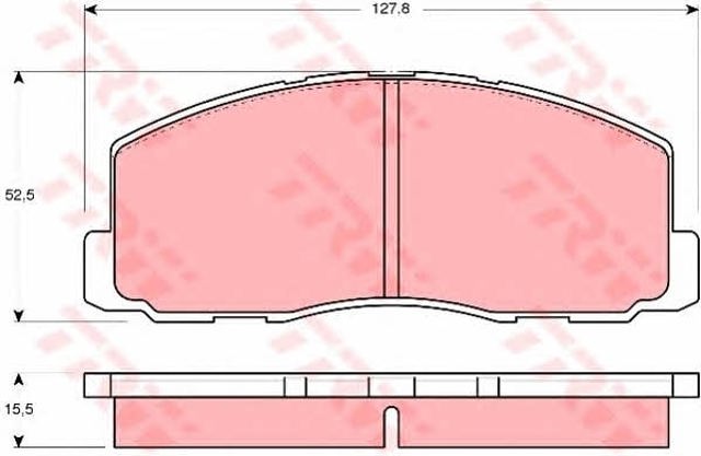 GDB355 Передние тормозные колодки купить Николаев