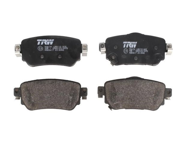 Sapatas do freio traseiras de disco GDB3617 TRW
