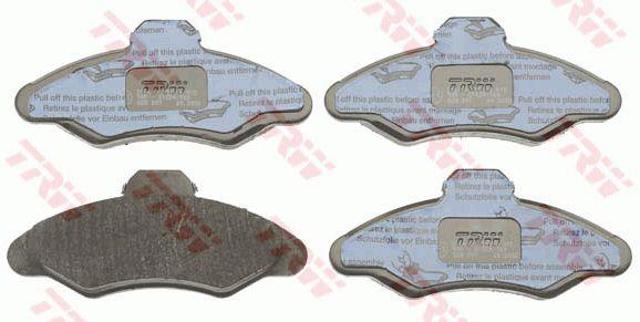 Sapatas do freio dianteiras de disco GDB897 TRW