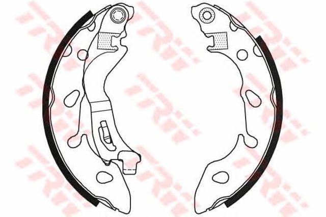 TRW GS8796 Колодки тормозные задние барабанные в наличии Черкассы