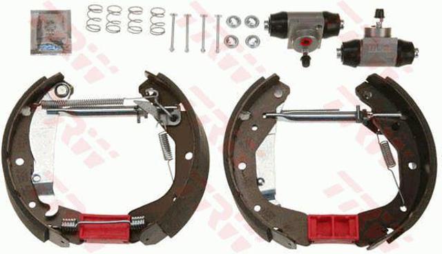 GSK1624 TRW Колодки тормозные задние барабанные, в сборе с цилиндрами, комплект купить в Каменское