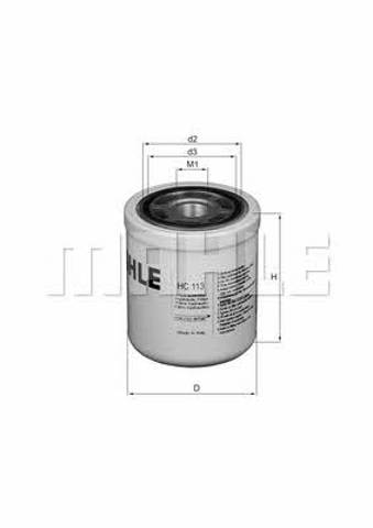 MAHLE HC113 Фильтр АКПП в наличии Житомир