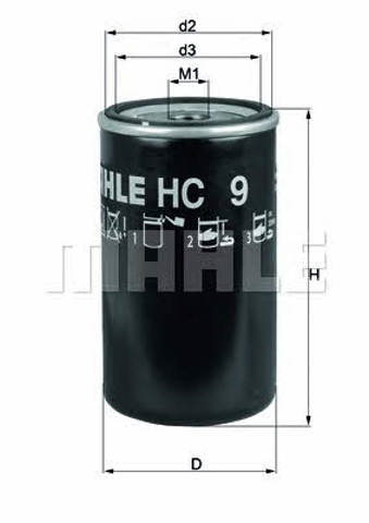 MAHLE HC9 Фильтр гидравлической системы в наличии Павлоград