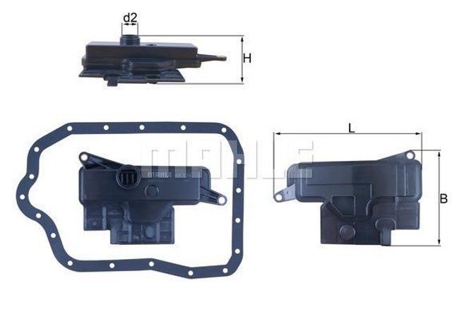 HX234D MAHLE Прокладка поддона АКПП/МКПП купить в Сумы