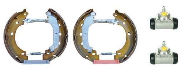 BREMBO K68071 Колодки тормозные задние барабанные, в сборе с цилиндрами, комплект в наличии Ровно