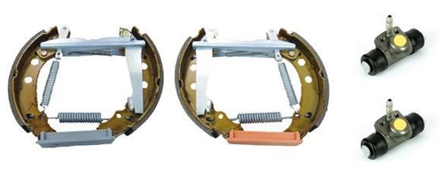 K85011 Колодки тормозные задние барабанные, в сборе с цилиндрами, комплект купить Черновцы