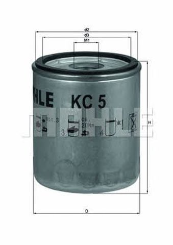 MAHLE KC5 Топливный фильтр в наличии Черкассы