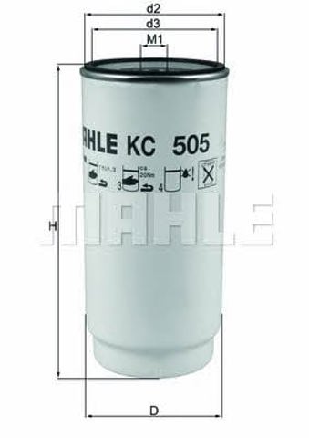 KC505D Фильтр топливный купить Каменское