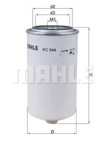 KC544 MAHLE Фильтр топливный купить в Житомир