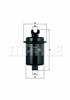 Filtro de combustível KL111 MAHLE