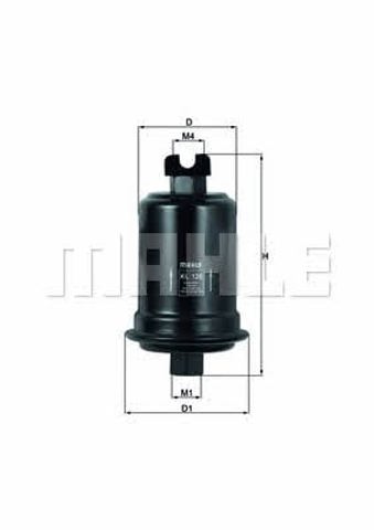 MAHLE KL128 Фильтр топливный в наличии Одесса