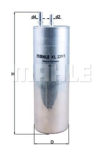 MAHLE KL2295 Фильтр топливный в наличии Каменское