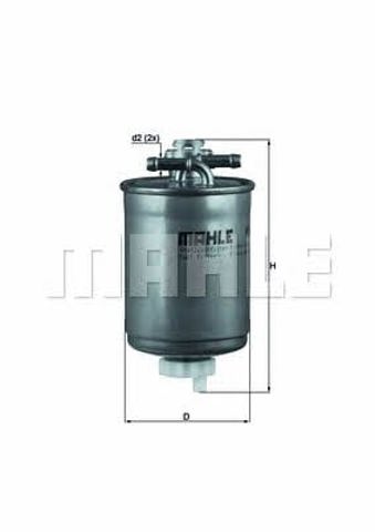 MAHLE KL410D Топливный фильтр в наличии Николаев
