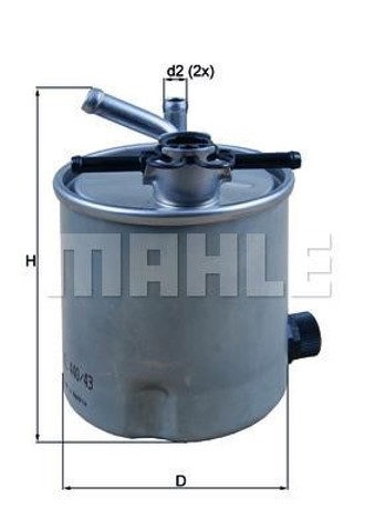 KL44043 MAHLE Фильтр топливный купить в Ужгород