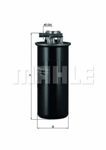 KL454 MAHLE Фильтр топливный купить в Ужгород