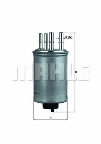 KL506 MAHLE Фильтр топливный купить в Тернополь