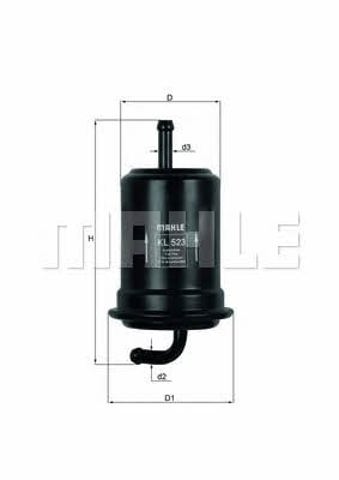 KL523 MAHLE Топливный фильтр купить в Запорожье