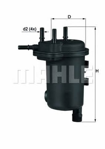 KL632D MAHLE Топливный фильтр купить в Ровно