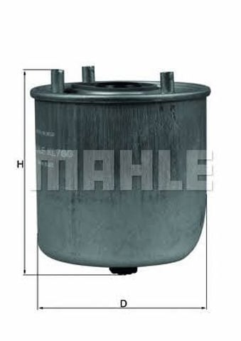 MAHLE KL780 Фильтр топливный в наличии Днепр