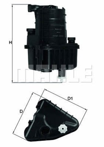 MAHLE KL832D Фильтр топливный в наличии Одесса