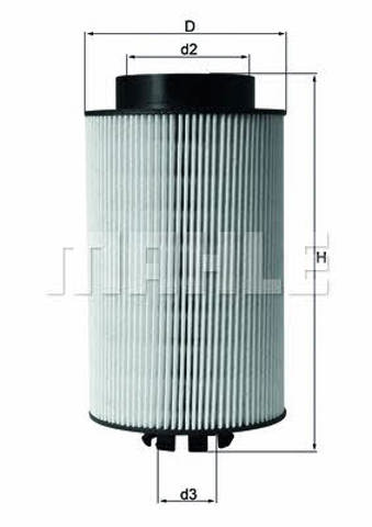 MAHLE KX1911D Топливный фильтр в наличии Ровно