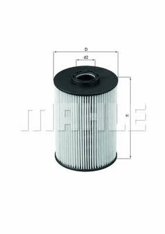 KX211D MAHLE Топливный фильтр купить в Черновцы