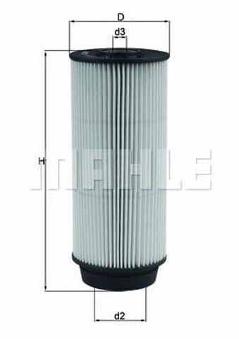MAHLE KX399D Фильтр топливный в наличии Одесса