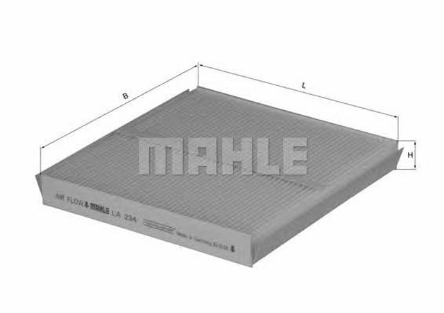 MAHLE LA234 Фильтр салона в наличии Запорожье