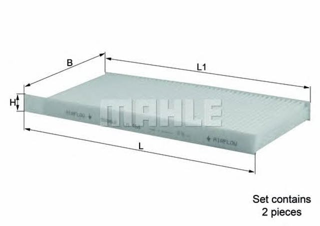 MAHLE LA468S Фильтр салона в наличии Тернополь