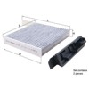 Filtro de salão LAK230 MAHLE