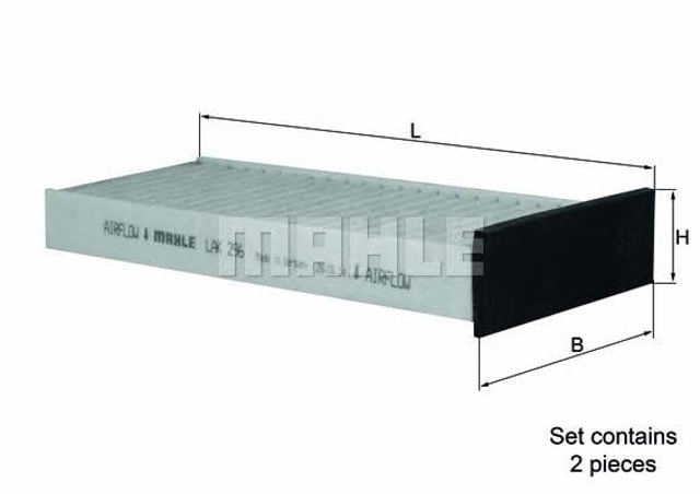 Filtro de salão LAK296S MAHLE