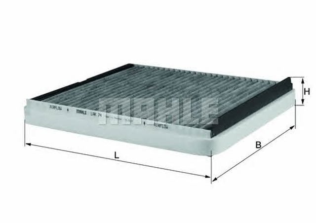 MAHLE LAK74 Фильтр салона в наличии Хмельницкий