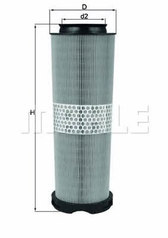 MAHLE LX10201 Фильтр воздушный в наличии Винница