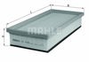 Filtro de ar LX1026 MAHLE