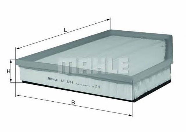 LX1261 MAHLE Фильтр воздушный купить в Киев