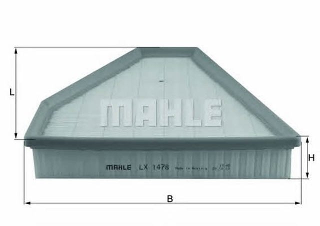 MAHLE LX1478 Воздушный фильтр в наличии Украина
