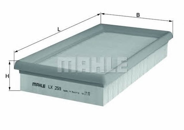 LX259 MAHLE Воздушный фильтр купить в Ровно