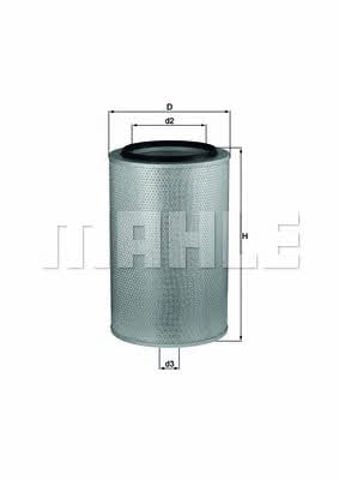 MAHLE LX273 Воздушный фильтр в наличии Ужгород