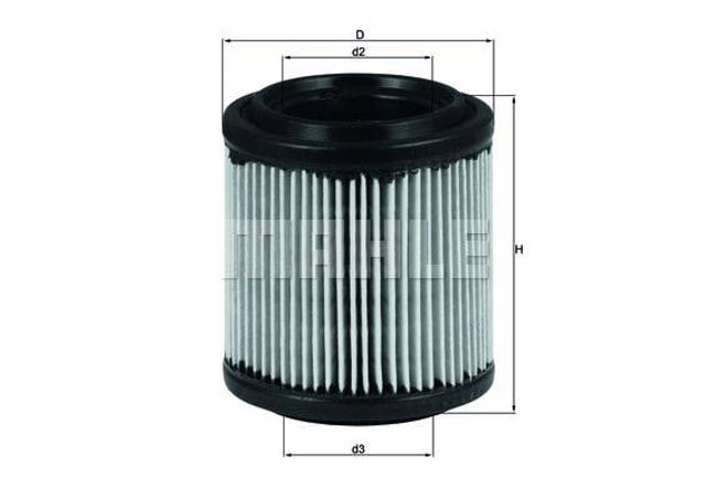 MAHLE LX279 Воздушный фильтр в наличии Полтава