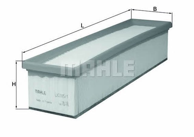LX31051 MAHLE Воздушный фильтр купить в Тернополь