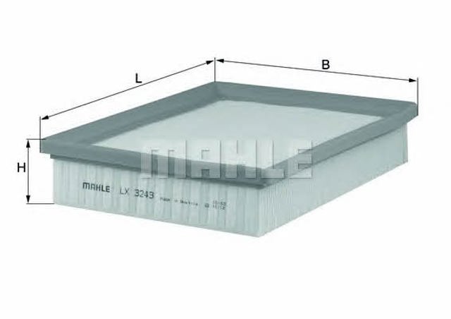 MAHLE LX3243 Фильтр воздушный в наличии Чернигов